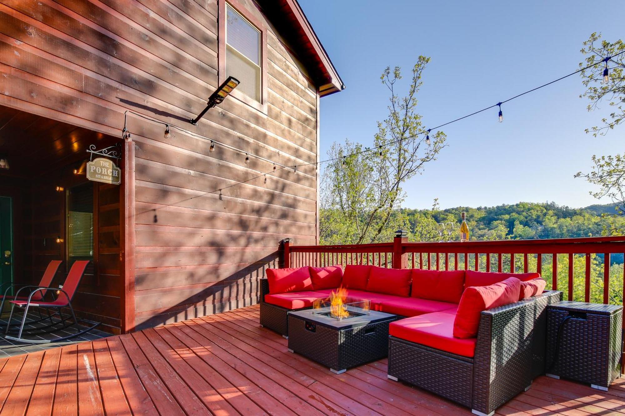 Pigeon Forge Cabin Sauna, Saltwater Pool And Views! Sevierville Zewnętrze zdjęcie